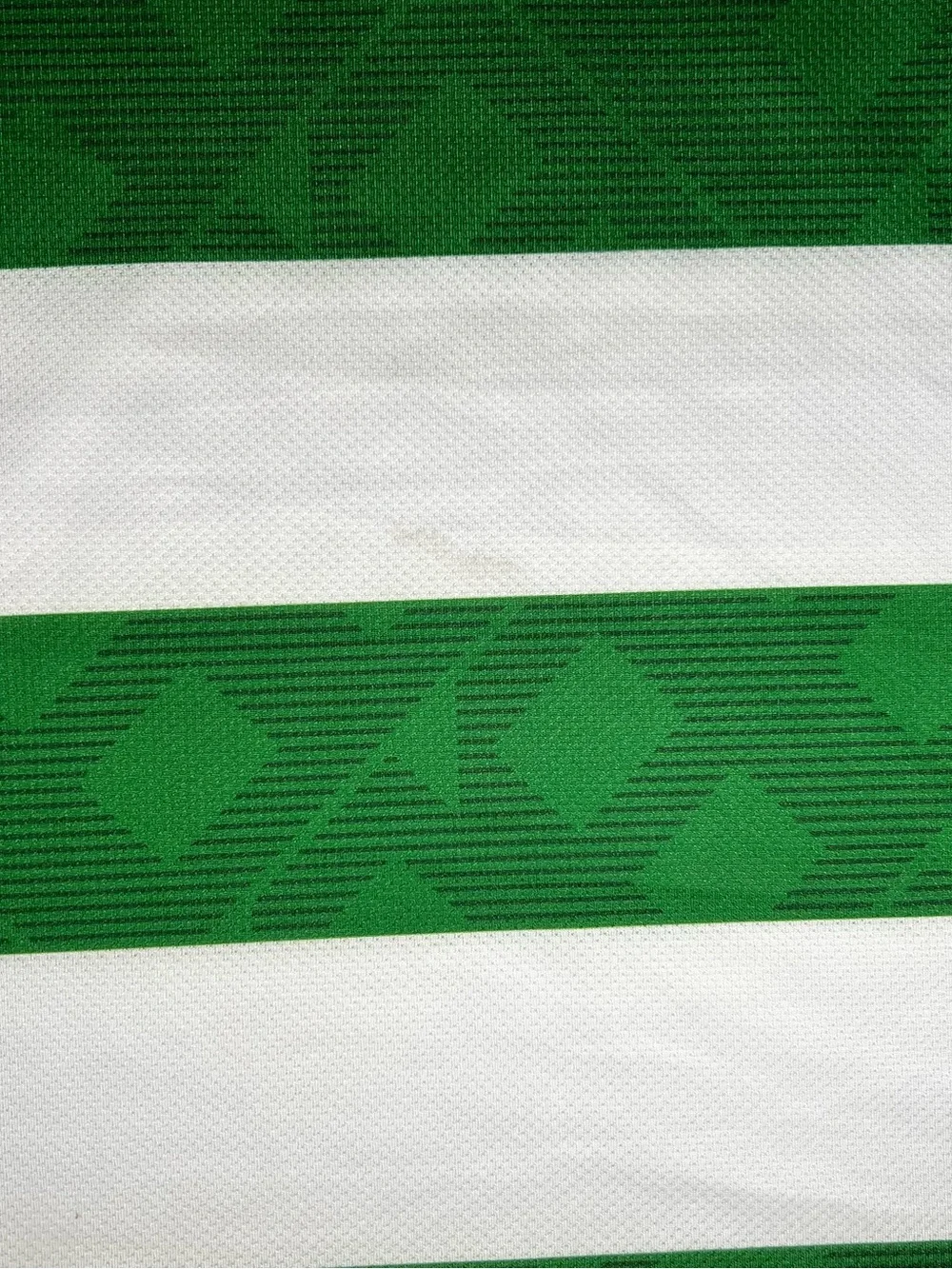 Nike Celtic FC Hooped Soccer Jersey - Green & White